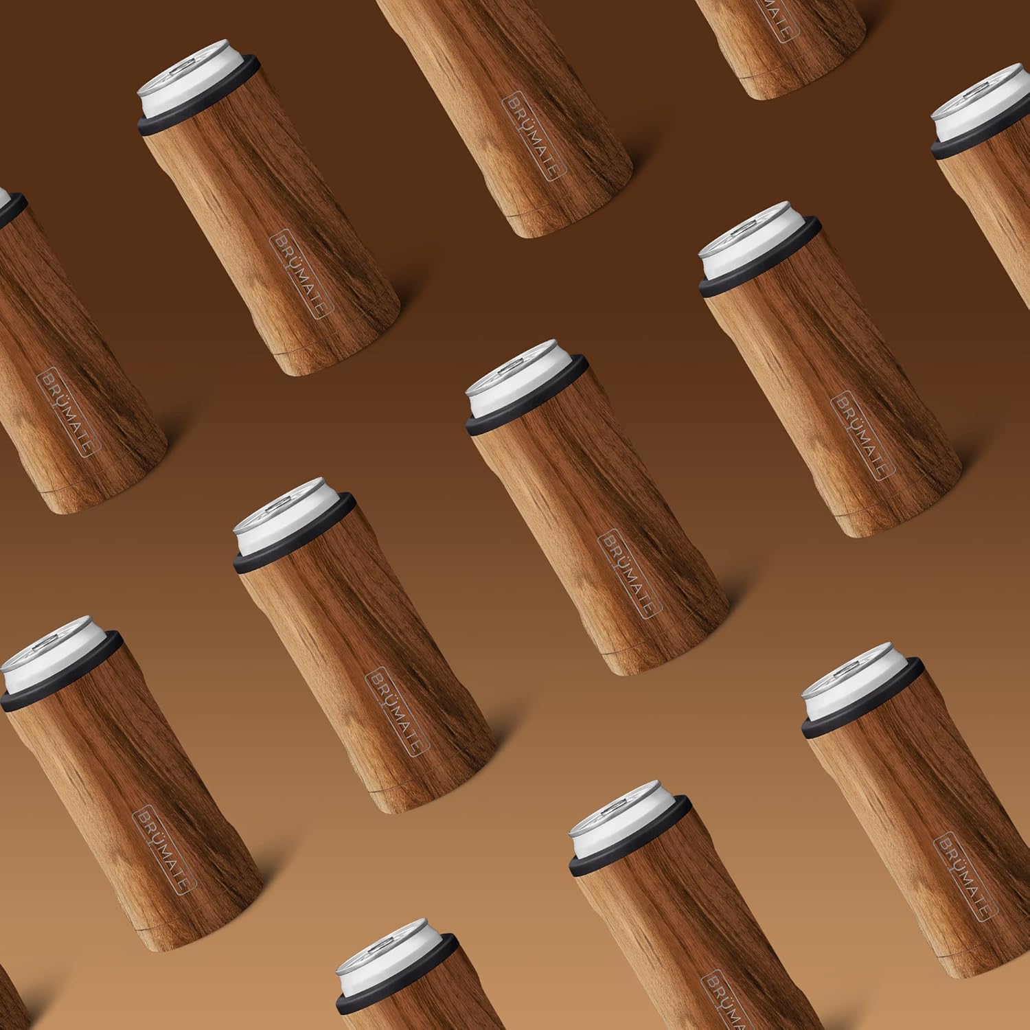 BrüMate Hopsulator Slim – Enfriador de latas aislado, para latas delgadas de 12 onzas, soporte para bebidas de acero inoxidable aislado, para