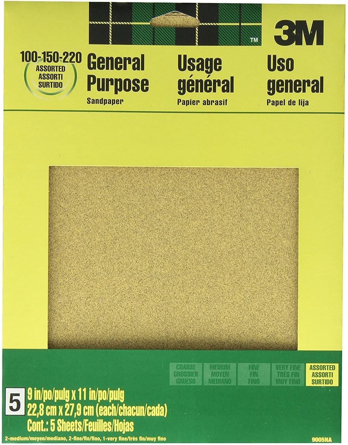 3M 9000NA-20-CC Papel de lija aluminio Obyide