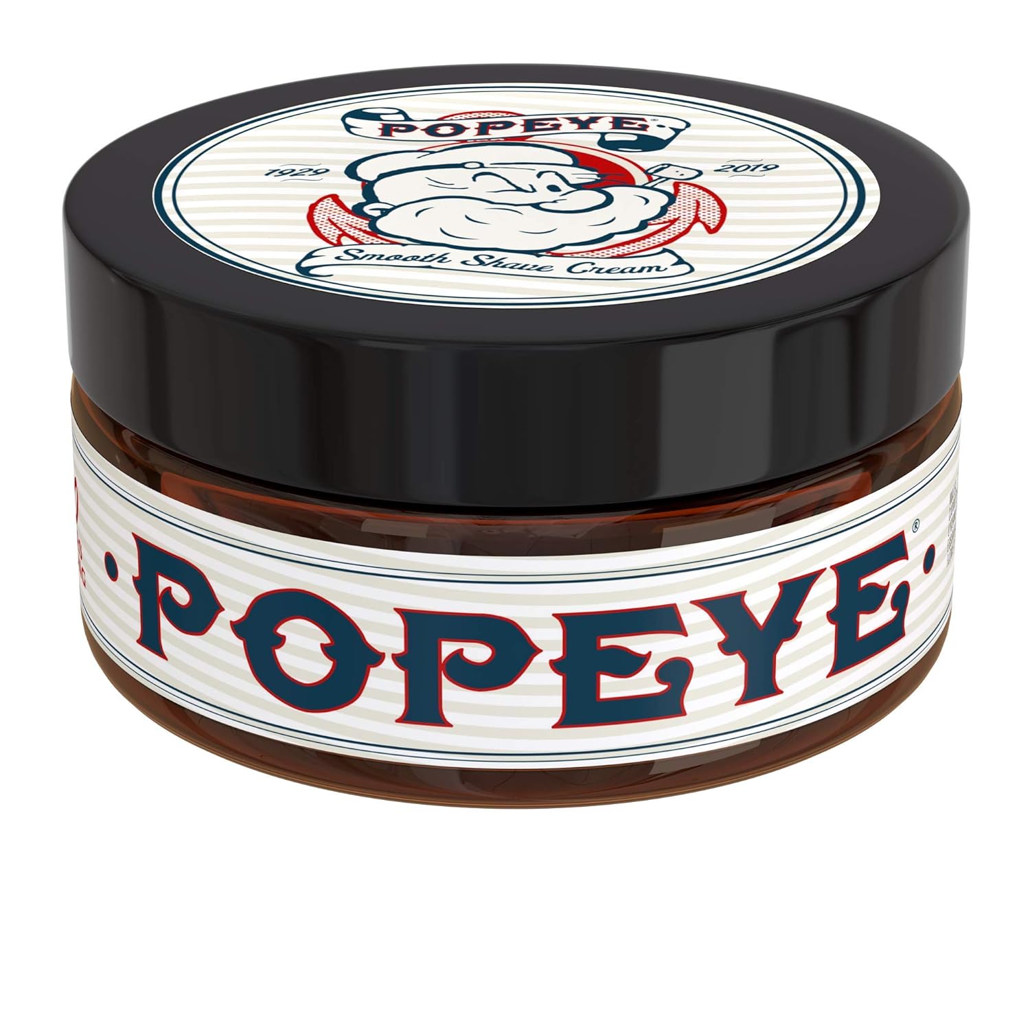 Popeye Shaving Co – Crema de afeitar para hombres adecuada para pieles sensibles, experiencia de afeitado suave para quemaduras de maquinilla de