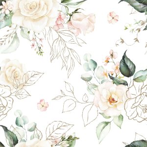 BaoHArtHome Papel tapiz floral para despegar y pegar, papel de contacto extraíble con hojas de oro rosa, fácil de despegar, autoadhesivo, para BaoHArtHome Papel tapiz floral para despegar y pegar, papel de contacto extraíble con hojas de oro rosa, fácil de despegar, autoadhesivo, para