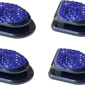 Paquete de 4 mini ganchos de coche brillantes, multifuncionales para salpicadero de vehículo, ganchos de pared para llaves, máscara, auriculares, Paquete de 4 mini ganchos de coche brillantes, multifuncionales para salpicadero de vehículo, ganchos de pared para llaves, máscara, auriculares,