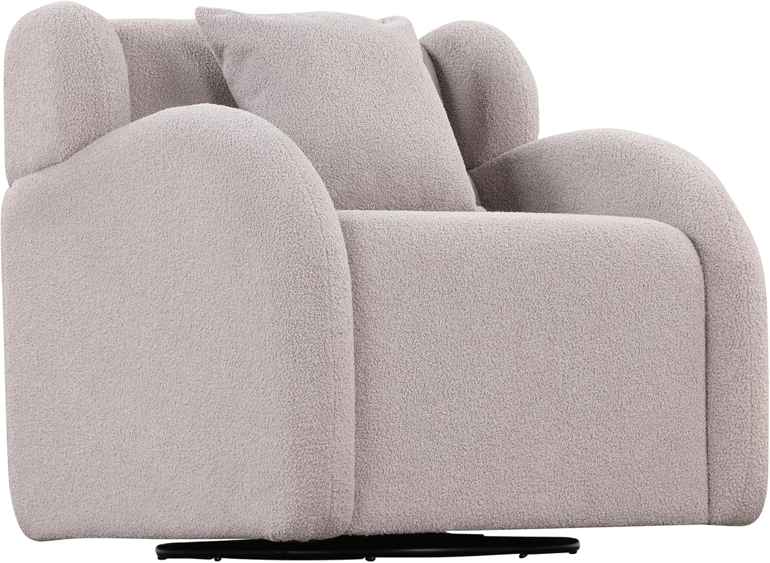Juego otomano Accent, cómodo sillón tapizado de tela de lino con reposapiés para sala de estar, bañera de club, barril redondo, sillón de ocio para