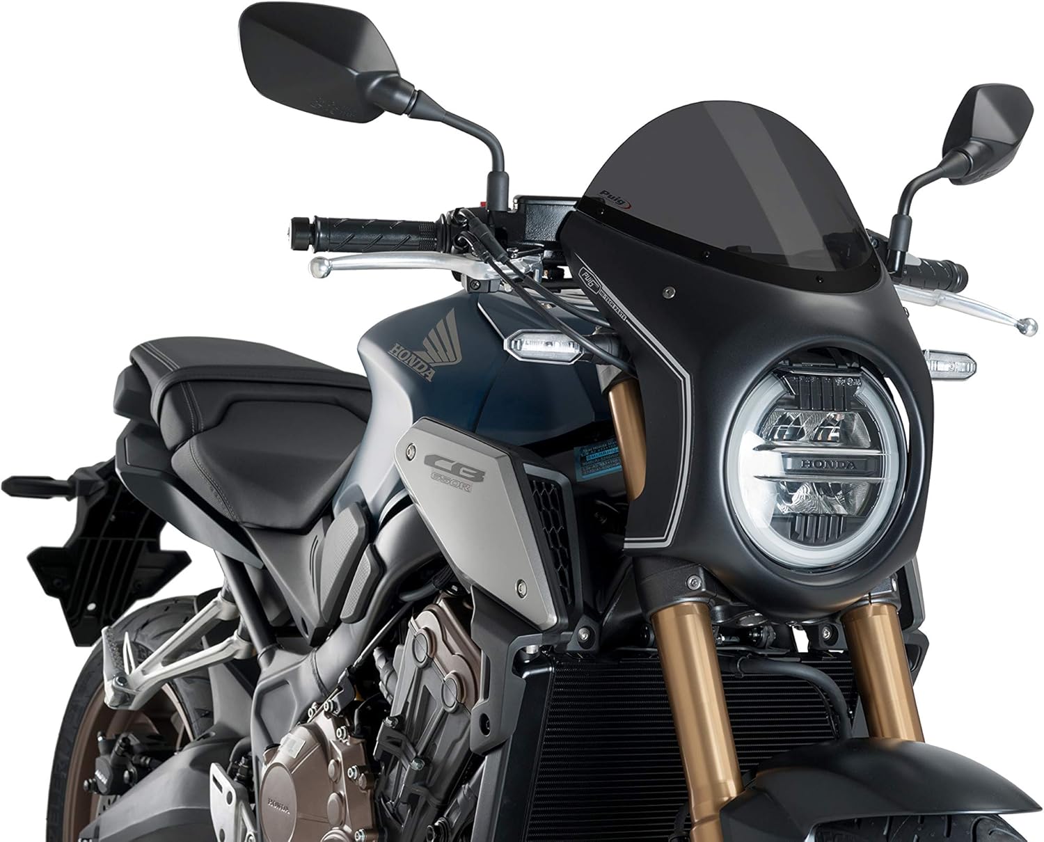 Puig 3133F SEMIFAIRING CNEGRO HONDA CB1000R 18-23  CB650R 19-20′ NEO SPORTS CDARK HUMO