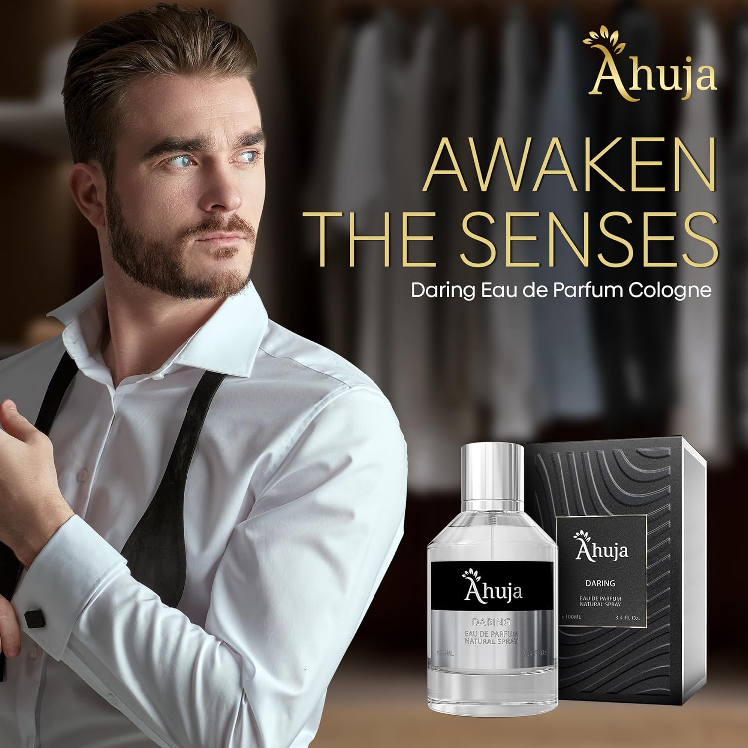 AHUJA Atrevido Eau De Parfum Para Hombre 3.4 fl oz