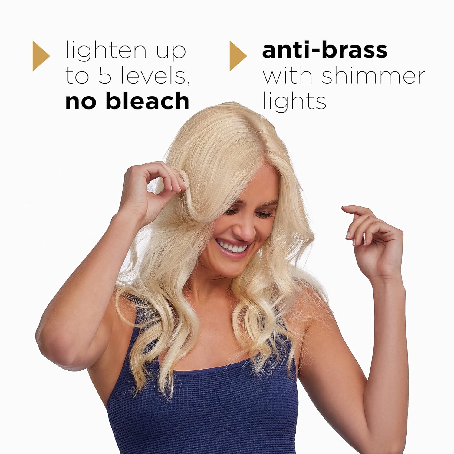 Clairol Blonde It Up – Tinte permanente para el cabello, color platino Bronde, paquete de 1 unidad
