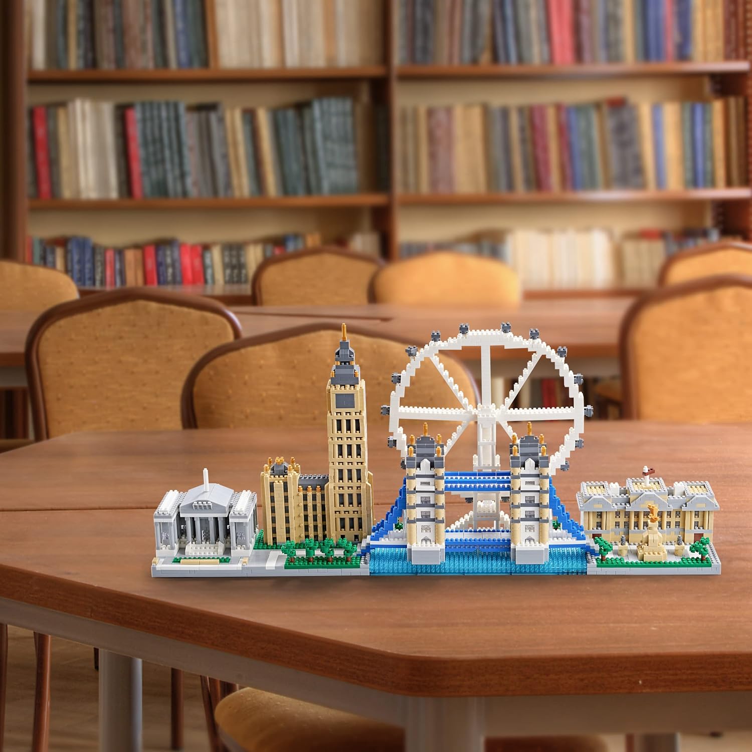 HGB Nincrane DAFDAG Micro Blocks London Skyline Big Architecture Collection Bloque de construcción para adultos, kit de modelo y regalo para niños y