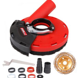 Cubierta de polvo de molienda de superficie para amoladoras angulares 4.528 in4.921 in+rueda de copa de pulido de diamante 4.921 in Cubierta de polvo de molienda de superficie para amoladoras angulares 4.528 in4.921 in+rueda de copa de pulido de diamante 4.921 in