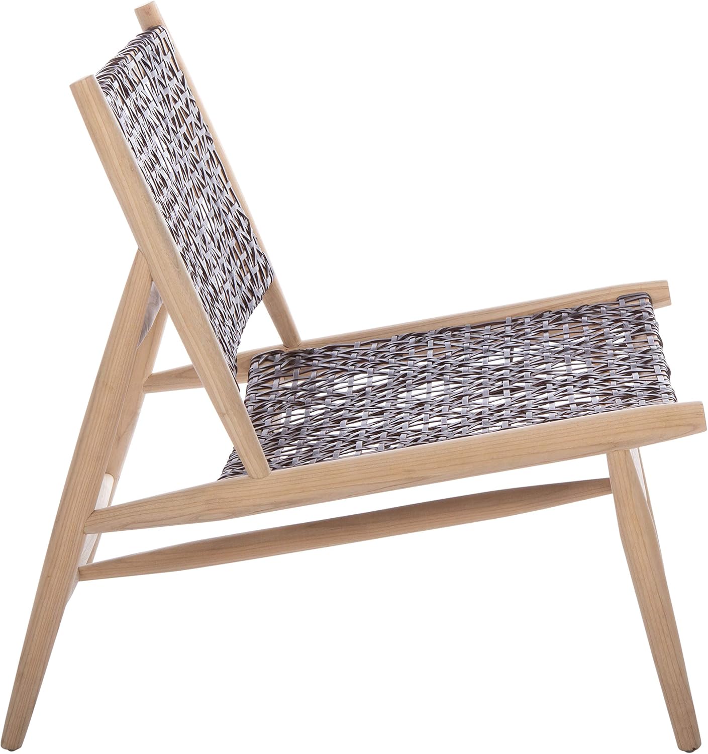 Safavieh Home Bandelier Silla decorativa tejida en cuero natural y marrón