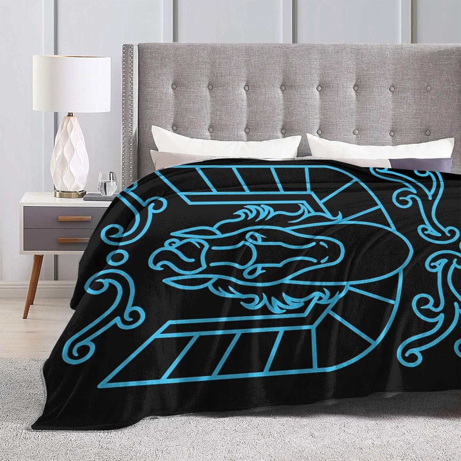 Saint Seiya – Manta de franela súper suave de microforro polar ultrasuave para sofá, cama, sofá, viajes, campamento, 80 x 60 pulgadas