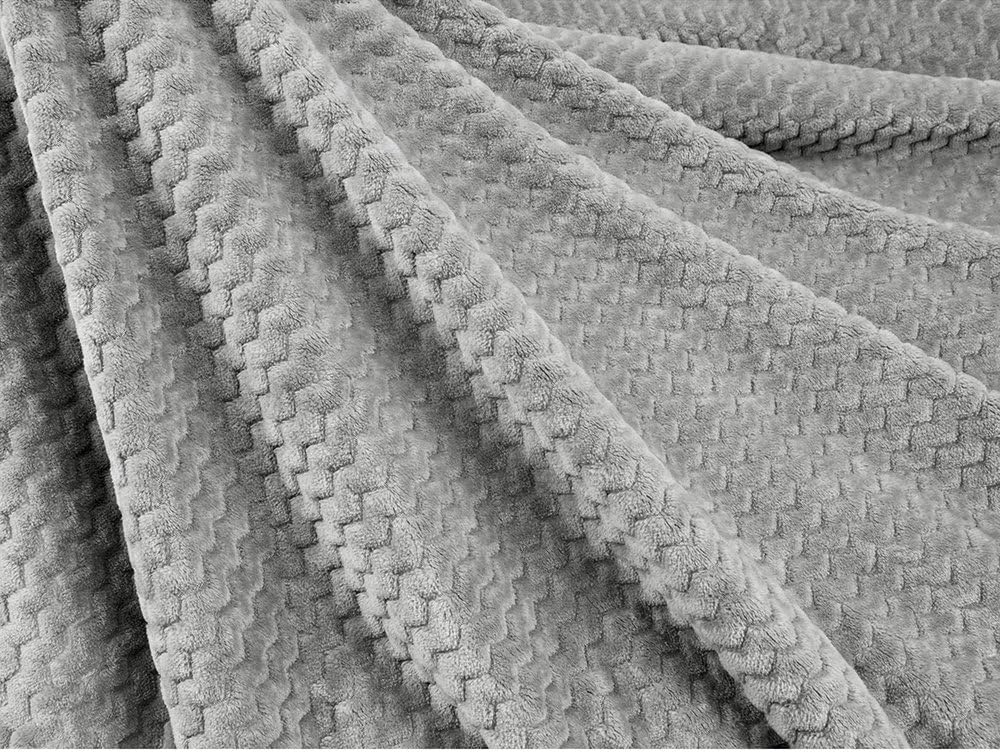 PAVILIA manta de forro polar sherpa prémium, suave, acolchada, reversible, cálida y acogedora de microfibra lisa para sofá