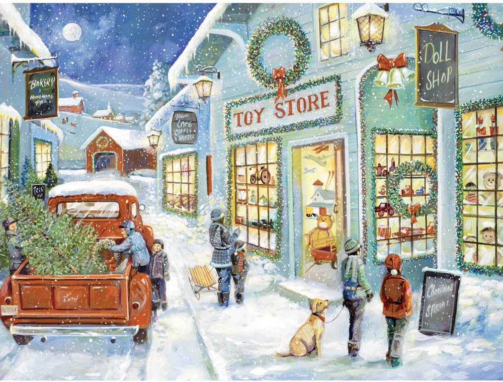 Bits and Pieces – Rompecabezas de 500 piezas para adultos de 18 x 24 pulgadas – The Town Toy Store – Rompecabezas de 500 piezas del artista Ruane