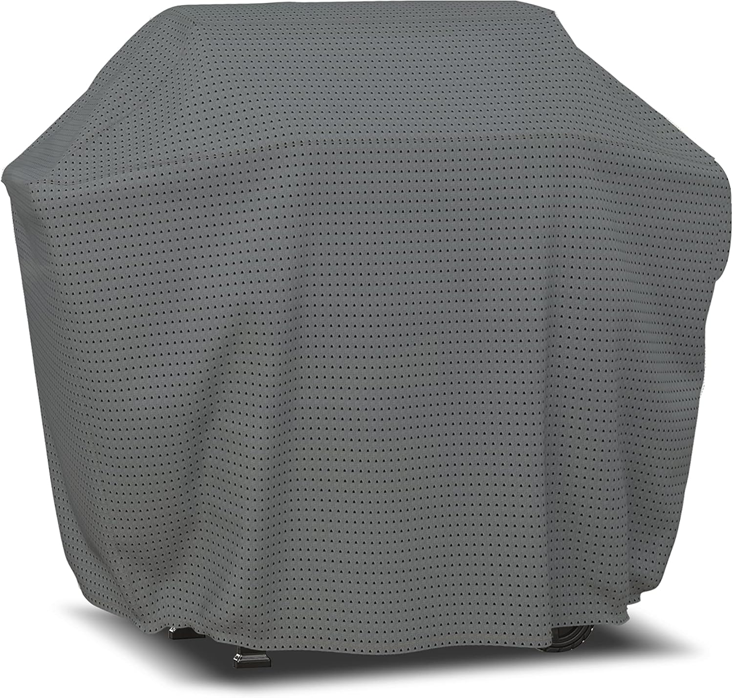 Covers & all Duro Pro – Funda para parrilla de barbacoa con elástico, 160 GSM, tela transpirable no tejida, impermeable, resistente a los rayos UV,