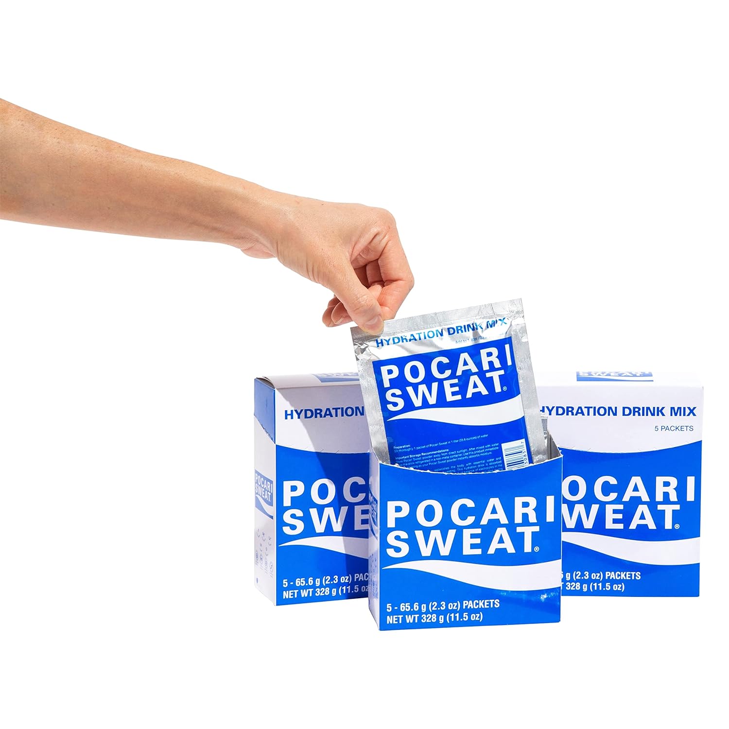Pocari Sweat Polvo – 1 caja, 5 paquetes, ahora en los Estados Unidos, restaura el agua y los electrolitos, hidratación que es más inteligente que el