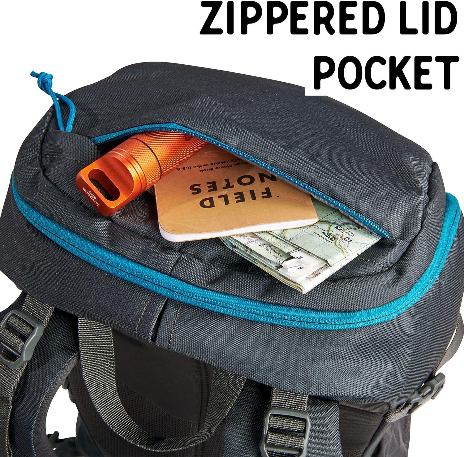 Kelty Asher Pack, capacidad de 35-85 litros, senderismo, mochilero, paquete de viaje, compatible con hidratación, modelo 2022, Musgo de