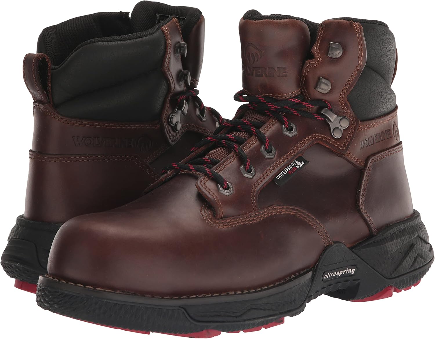 Wolverine Mens Hellcat Fuse Durashocks Ultraspring 6 Inch Carbonmax Work Boot
