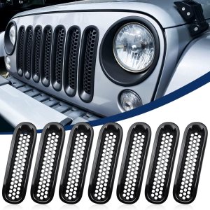 Protector de insertos de malla con clip para Wrangler JK 2007-2017 Protector de insertos de malla con clip para Wrangler JK 2007-2017