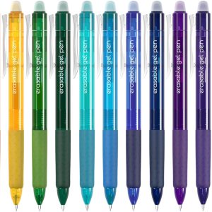 Vanstek – Bolígrafos retráctiles de gel borrable 15 colores punta fina 07 mm haz desaparecer errores agarre cómodo de calidad premium para dibujar y escribir planificadores y crucigramas Vanstek – Bolígrafos retráctiles de gel borrable 15 colores punta fina 07 mm haz desaparecer errores agarre cómodo de calidad premium para dibujar y escribir planificadores y crucigramas