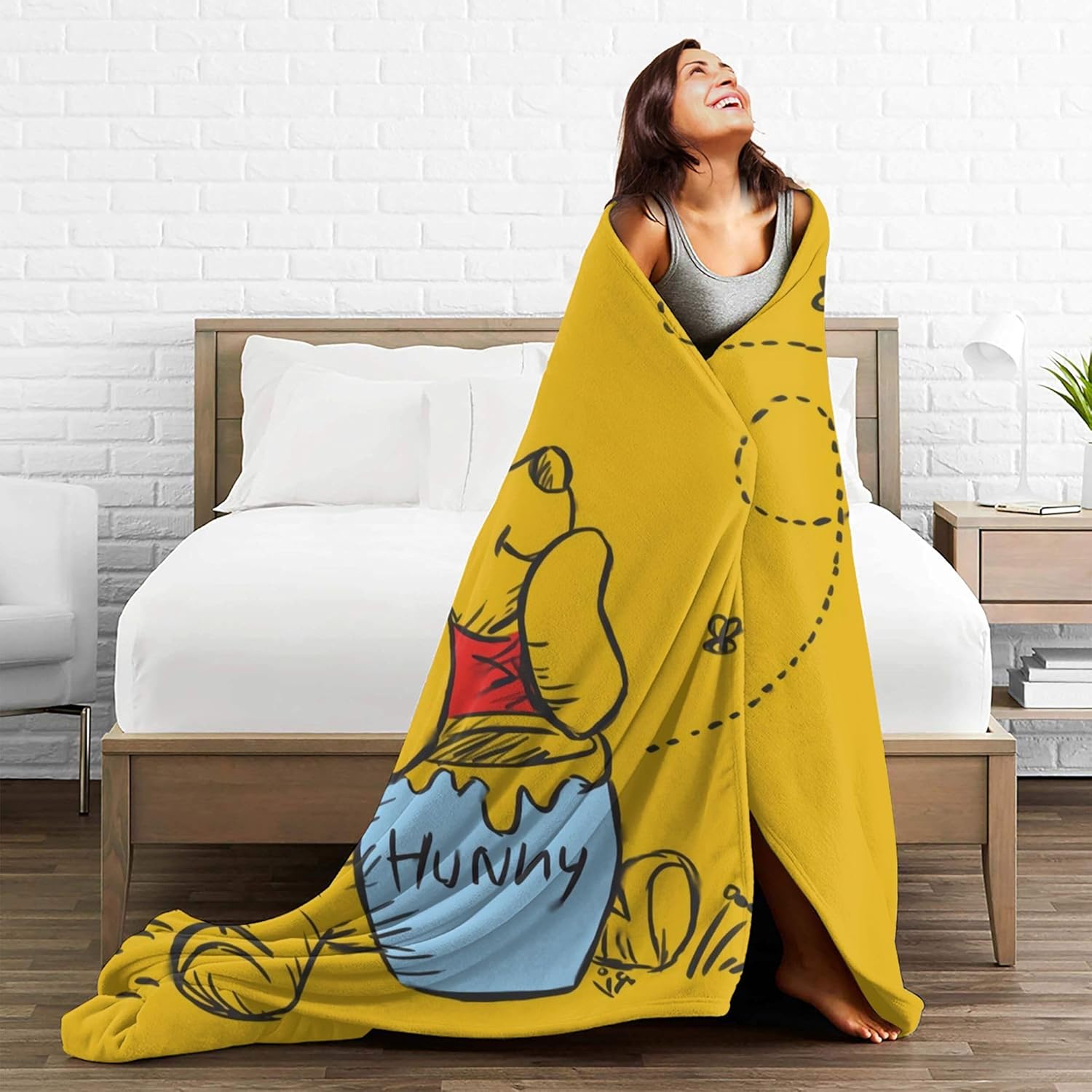 Manta de franela de dibujos animados, súper suave, acogedora y cálida ropa de cama de felpa para sofá, sala de estar, dormitorio, 02, 50 x 40
