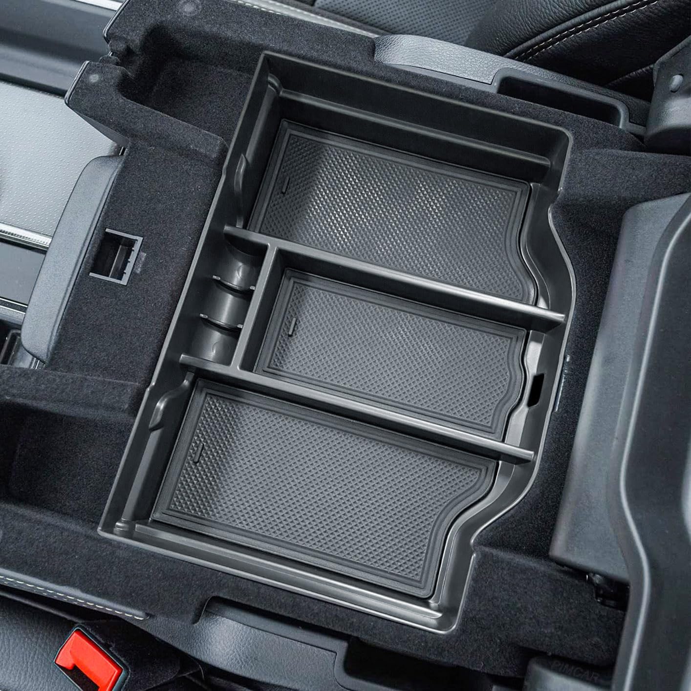 Organizador de consola central compatible con Dodge RAM 1500 2500 3500 2024 2023 2022 2021 2020 2019, accesorios de inserción de caja de