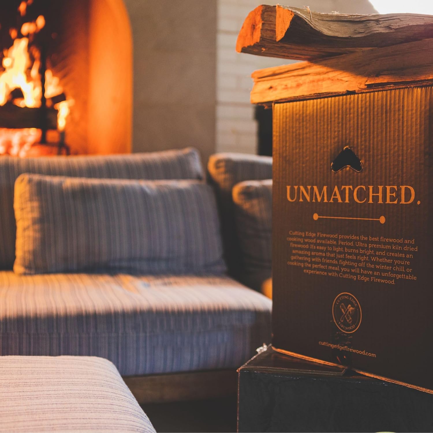 Leña de roble prémium para chimeneas, estufas de leña, hogueras, hornos grandes de pizza de leña  Certificado por USDA, ultra secado al horno de