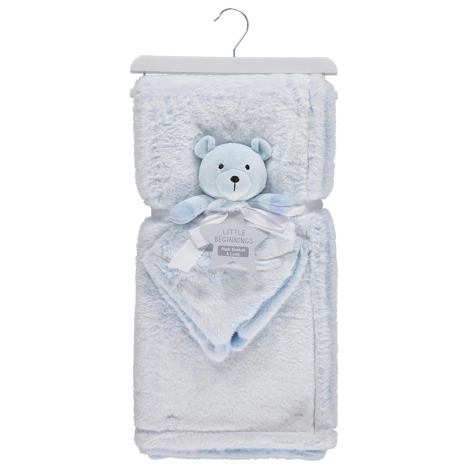 Lujosa manta de felpa ultrasuave para bebé con adorable accesorio de amor, elige entre personajes de osos, koala o elefante, grande de 30 x 40