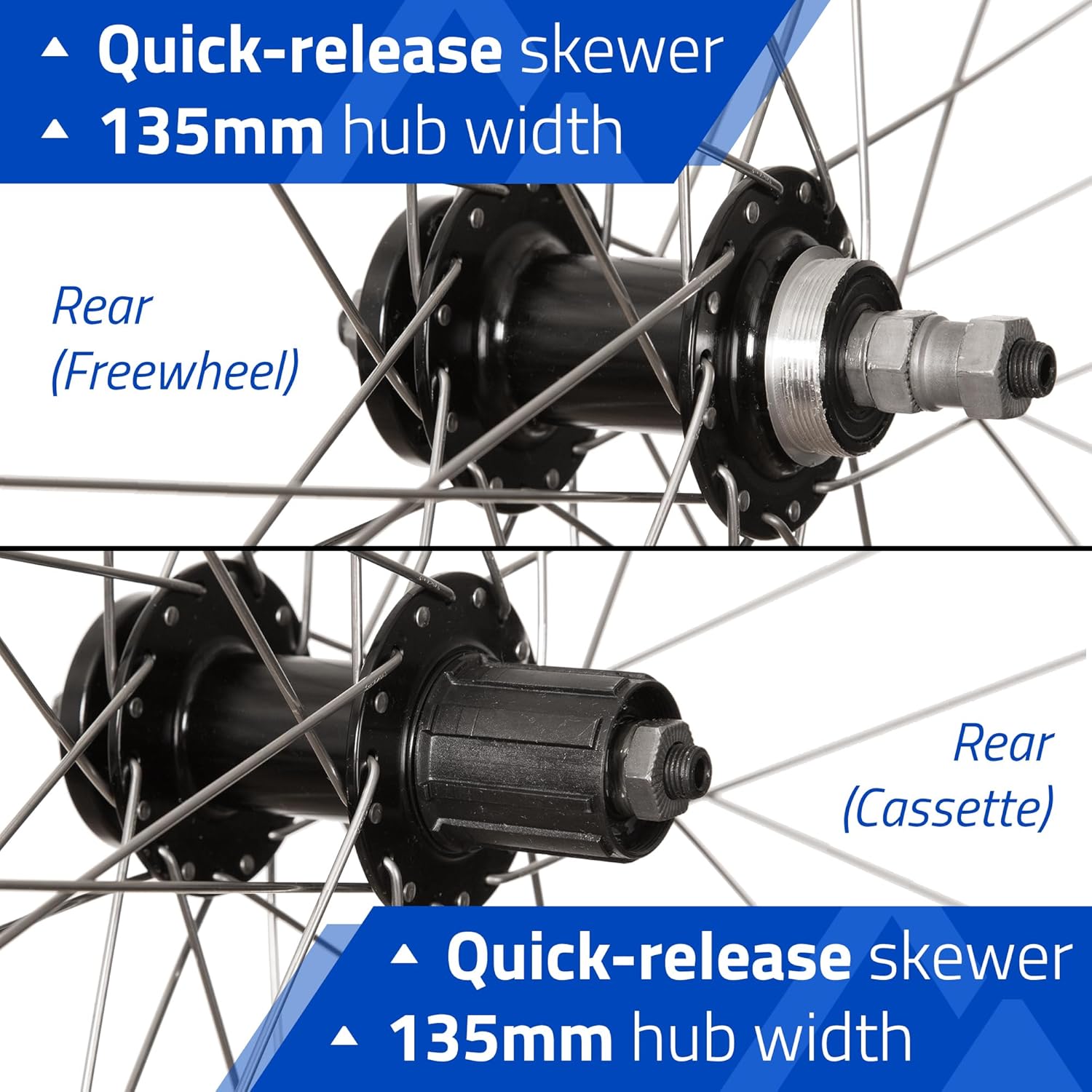 DW19-700 Rueda de bicicleta de montaña de 29″, delantera o trasera, doble pared, freno de disco o llanta, rueda libre o casete, 36 radios