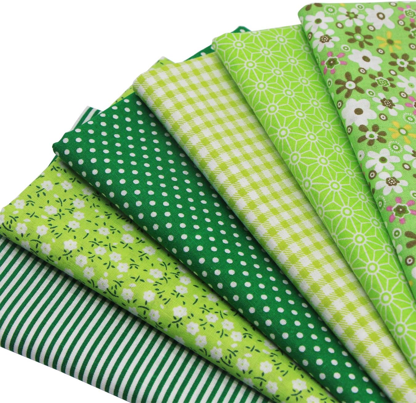 aufodara 6 piezas de 19.6 x 31.4 pulgadas (19.7 in x 31.5 in) de tela de algodón precortada rectangular de algodón para manualidades, paquete de