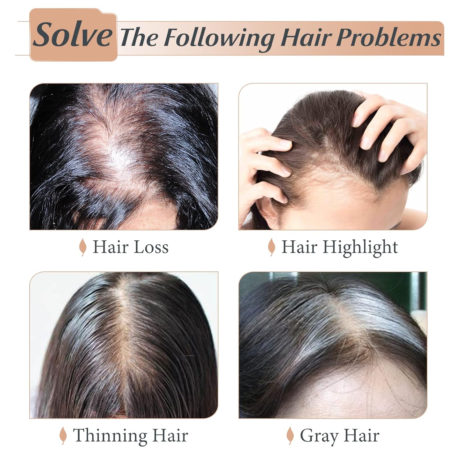 Benehair Toppers para el cabello para mujer, 100% cabello humano real, densidad del 150%, hecho a mano, base de seda, piezas de cabello con clip