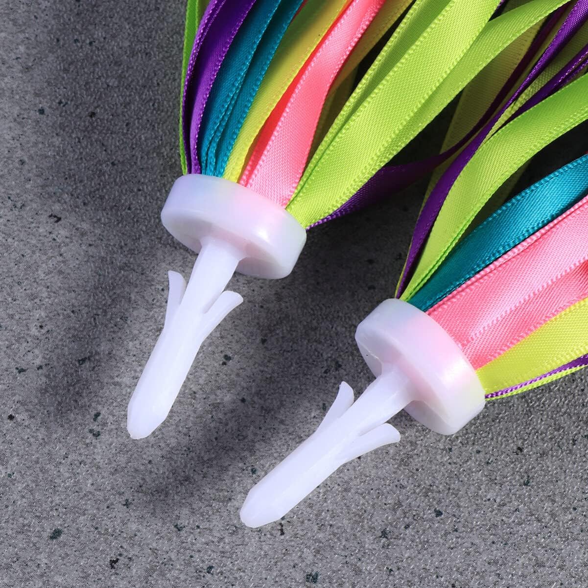 BESPORTBLE Borlas de bicicleta para niños, manillar de bicicleta, serpentinas de cinta colorida, decoración de bicicleta, scooter y triciclo,