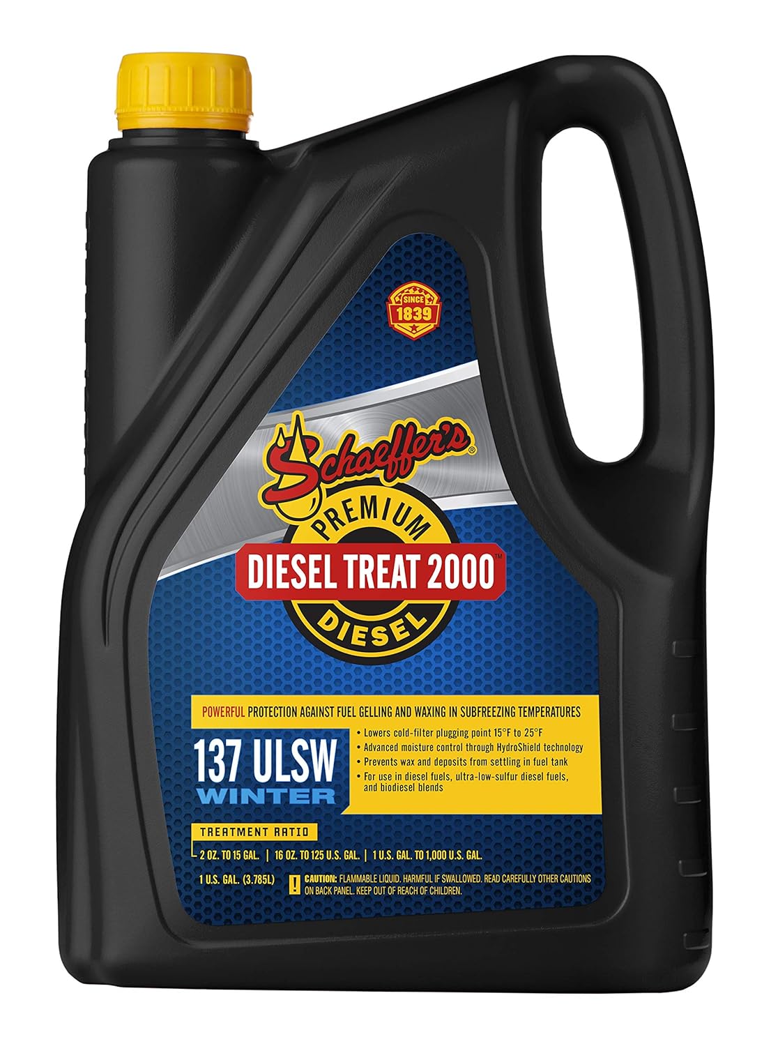 Schaeffer Manufacturing Co. 0137ULSW-004 Diesel Treat 2000 Ultra Low Sulfur Winter Premium Diesel Fuel Aditivo, botella de 1 galón (paquete de 4)