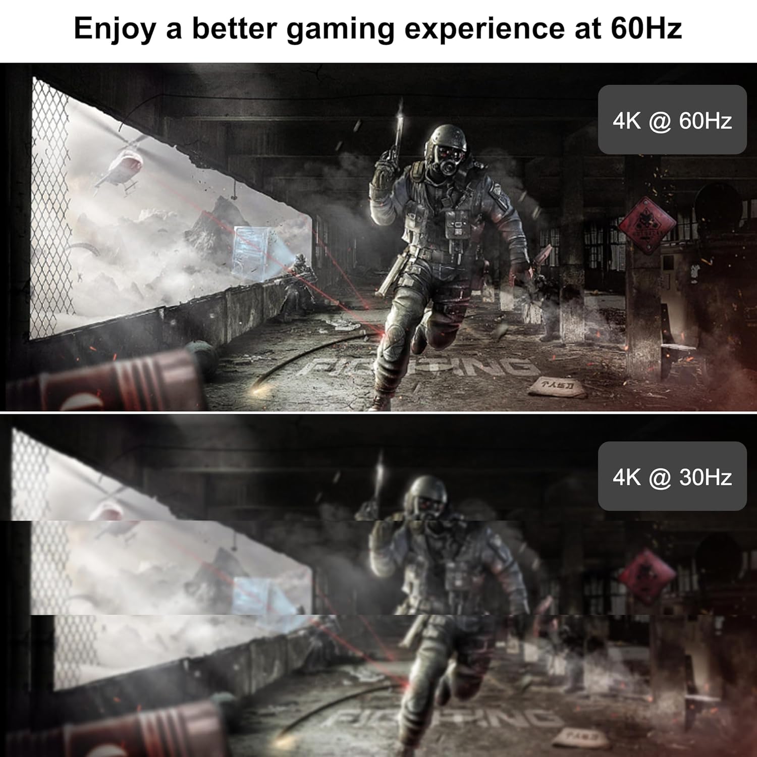 Cable Mini DisplayPort a HDMI 4K de 20 pies, 4K 60Hz, enchufes chapados en oro, carcasa de aluminio, trenzado de nailon, cable Mini DP a HDMI,