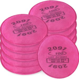 10 filtros de partículas 2091 para respirador, filtro respiradorcartucho, compatible con respirador 6200, 6502, 6800, 7502, adecuado para filtrar 10 filtros de partículas 2091 para respirador, filtro respiradorcartucho, compatible con respirador 6200, 6502, 6800, 7502, adecuado para filtrar