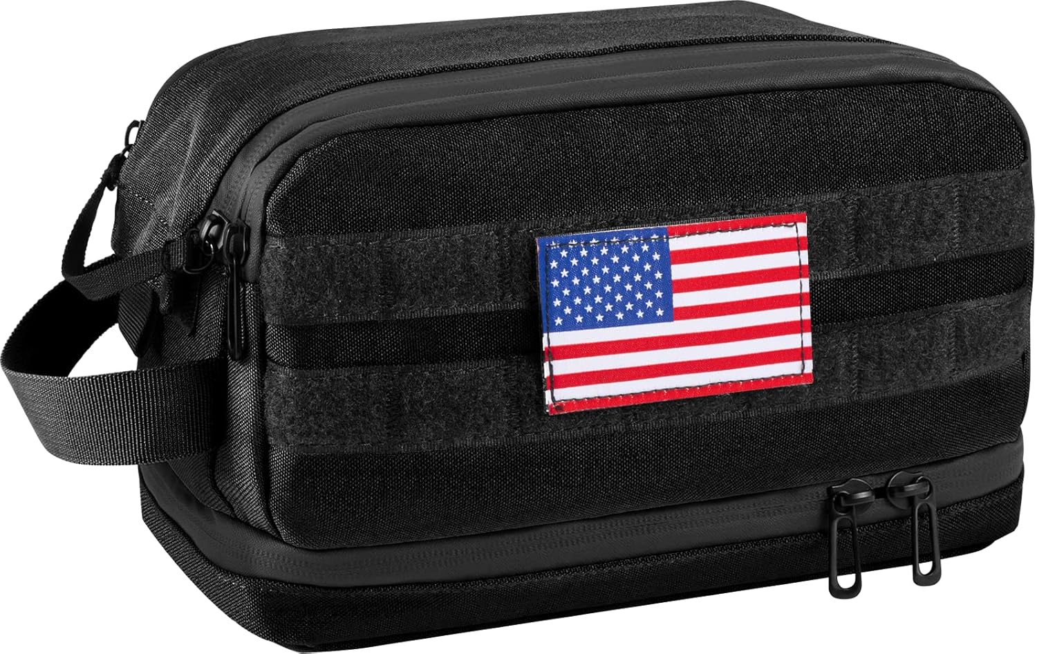 Dinictis Neceser táctico, kit Dopp, bolsa de aseo de viaje para hombres, bolsa de afeitar resistente al agua, se adapta al cuidado de la piel