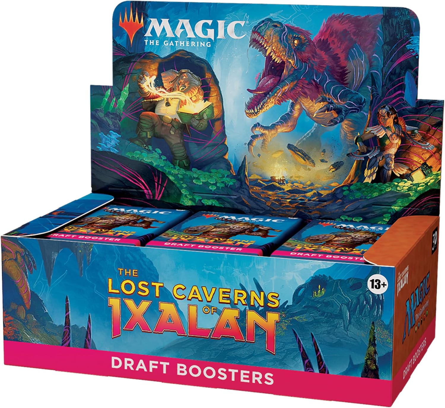 Magic The Gathering The Lost Caverns of Ixalan Draft Booster Box – 36 paquetes + 1 tarjeta de decoración (541 cartas mágicas)