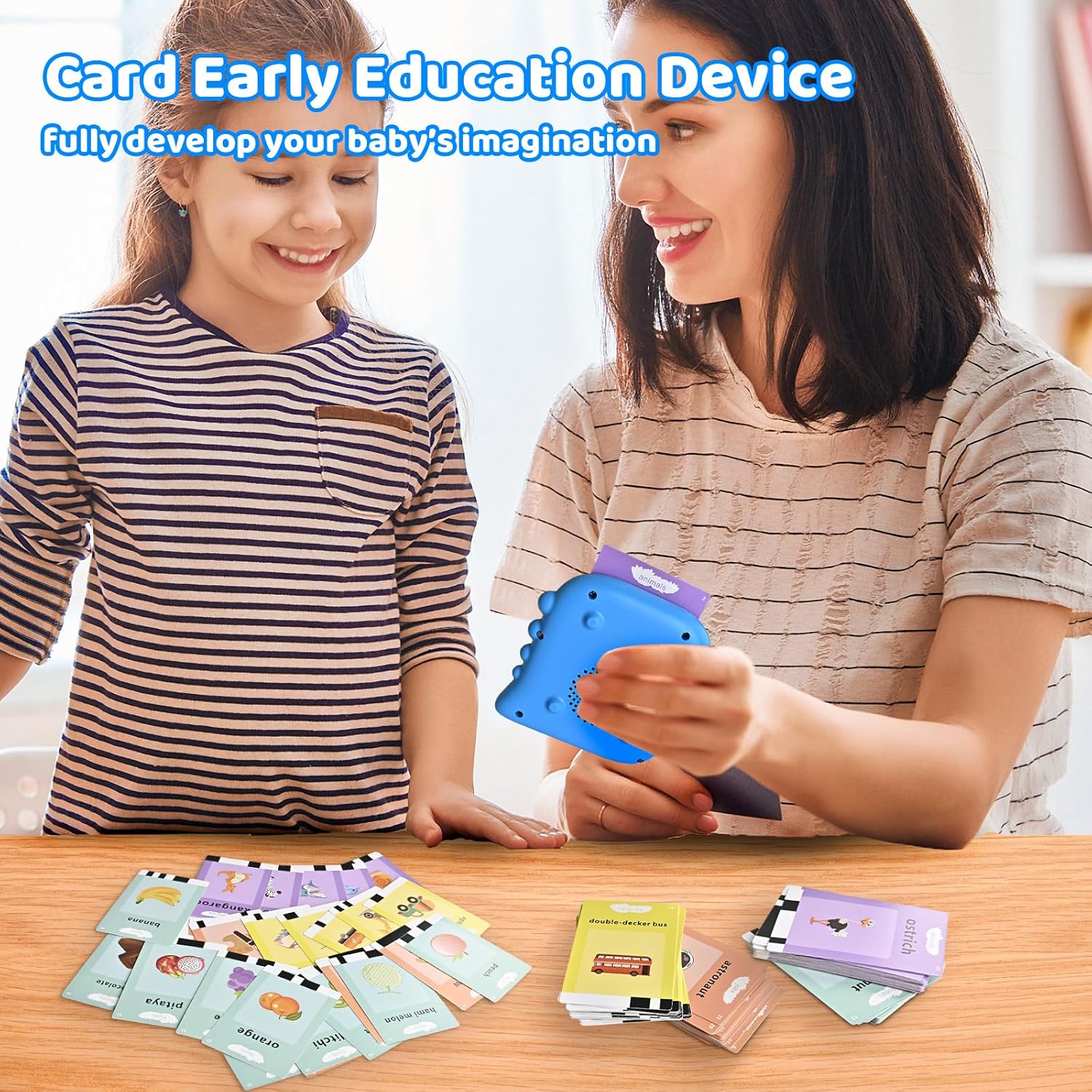 Tarjetas didácticas parlantes, juguetes de terapia del habla, 224 palabras visuales Montessori, aprendizaje educativo preescolar, regalos educativos