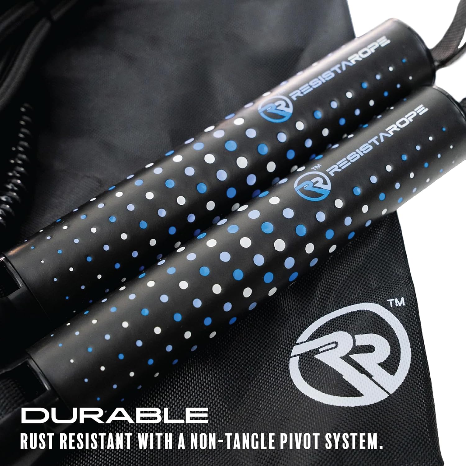 ResistaRope – A 2-in-1 Resistance Band & Jump Rope – The Ultimate Full Body Workout Cardio and Strength and Resistance Training