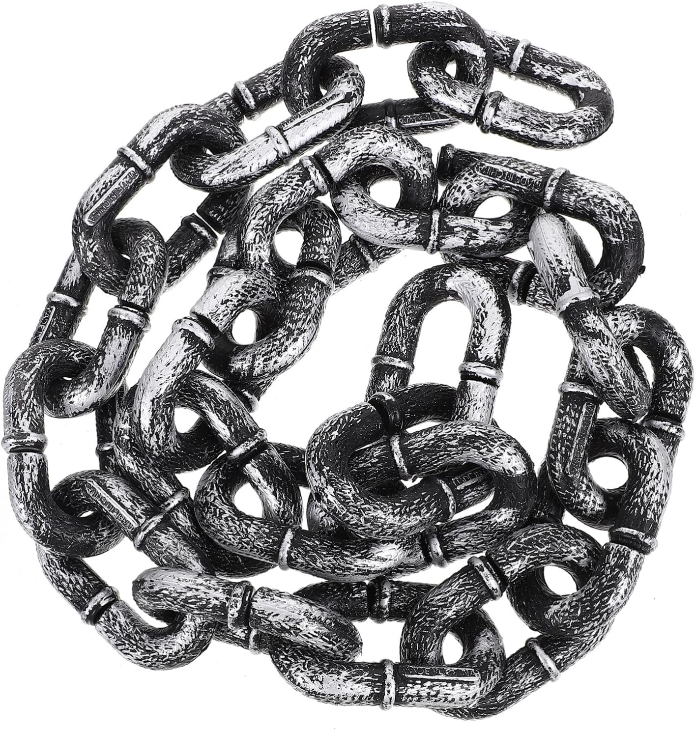 STOBOK Cadena de Halloween, cadenas de plástico de 3.3 ft, cadenas falsas de Halloween, cadenas de decoración de Halloween, cadenas de disfraces de
