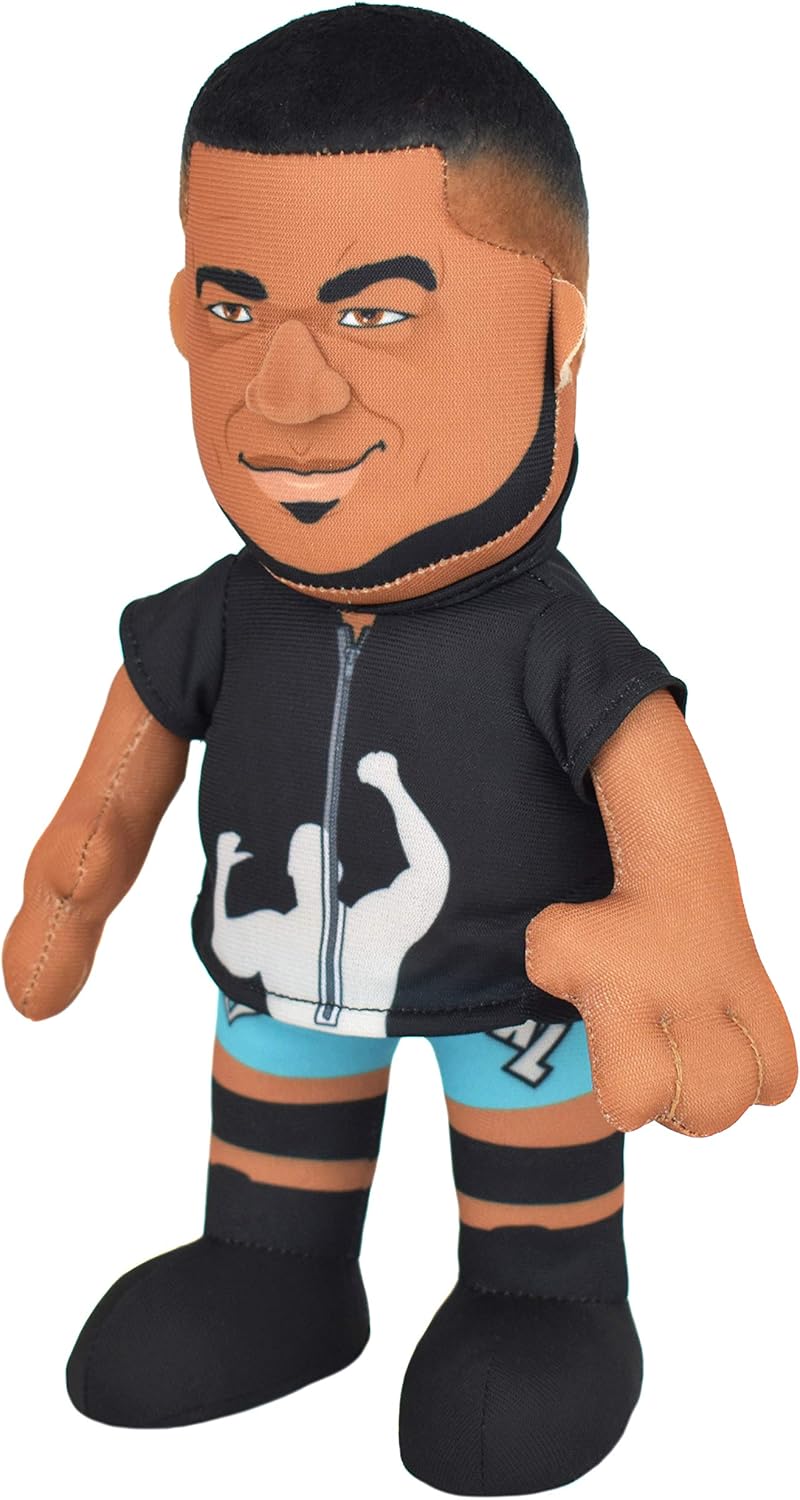 Bleacher Creatures WWE Keith Lee – Figura de peluche de 10 pulgadas, una superestrella de la lucha libre para jugar o exhibir