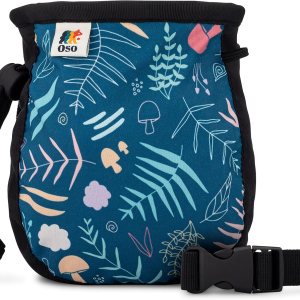 Bolsa de tiza para escalada en roca, bolsa de cierre de cordón sin fugas, cinturón de clip rápido ajustable, perfecta para escalada en gimnasio, Bolsa de tiza para escalada en roca, bolsa de cierre de cordón sin fugas, cinturón de clip rápido ajustable, perfecta para escalada en gimnasio,