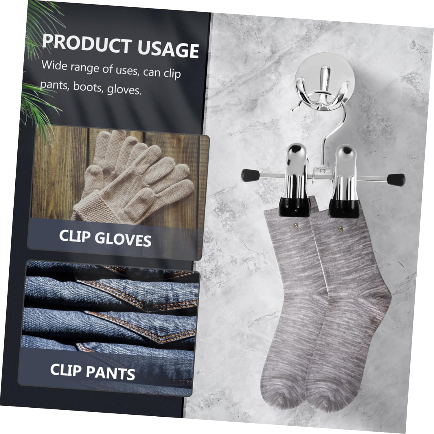 Percha de gancho antideslizante para pantalones, colgador de ropa, 6 unidades, para colgar pantalones, soporte para botas, gancho antideslizante,