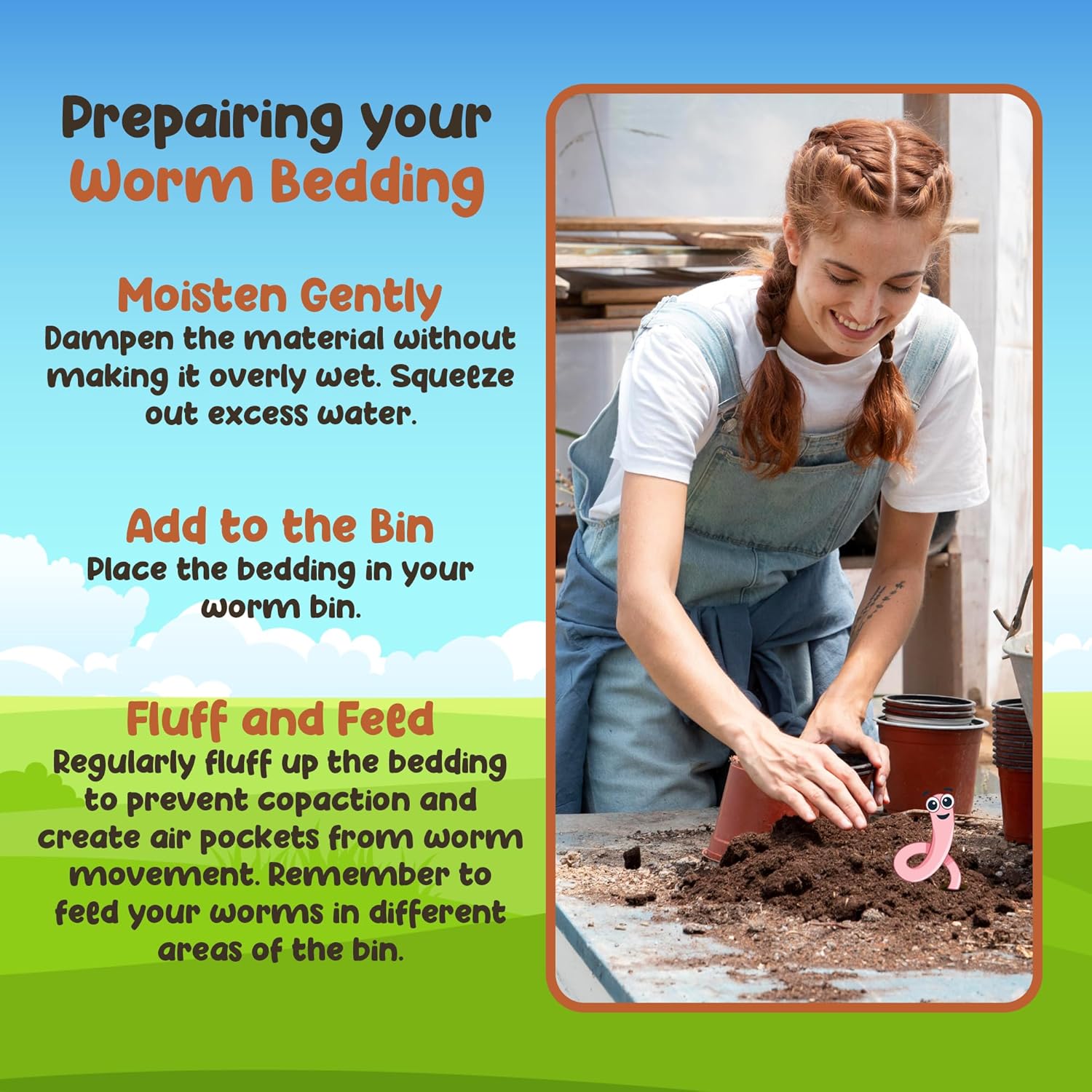 Red Wigglers – Gusanos de compostaje – 34 libras (750 unidades) gusanos rojos para contenedor de compostaje, gusanos vivos para jardinería, gusanos