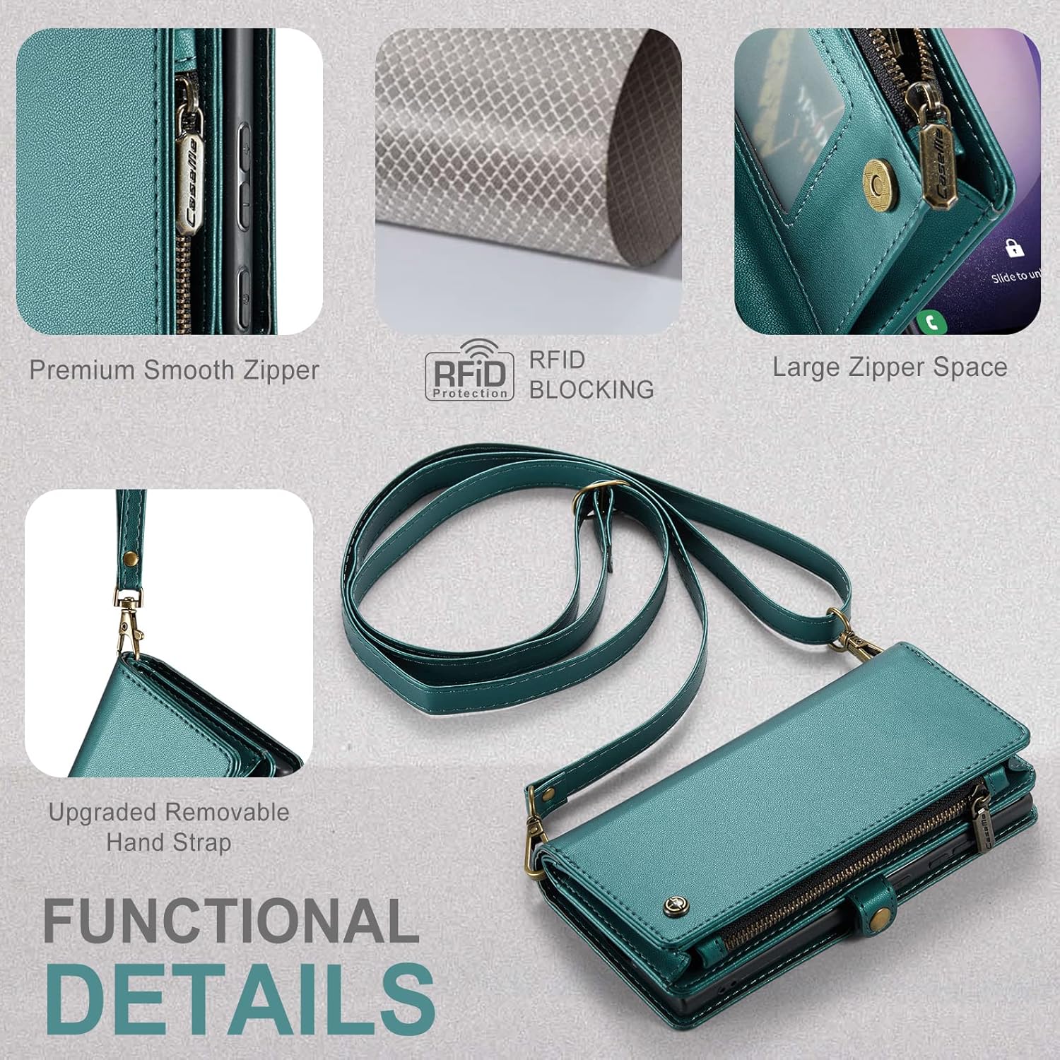 ASAPDOS Funda para Samsung Galaxy A42 5G, correa de piel sintética retro con cierre magnético, bloqueo RFID, tarjetero y función atril para hombres