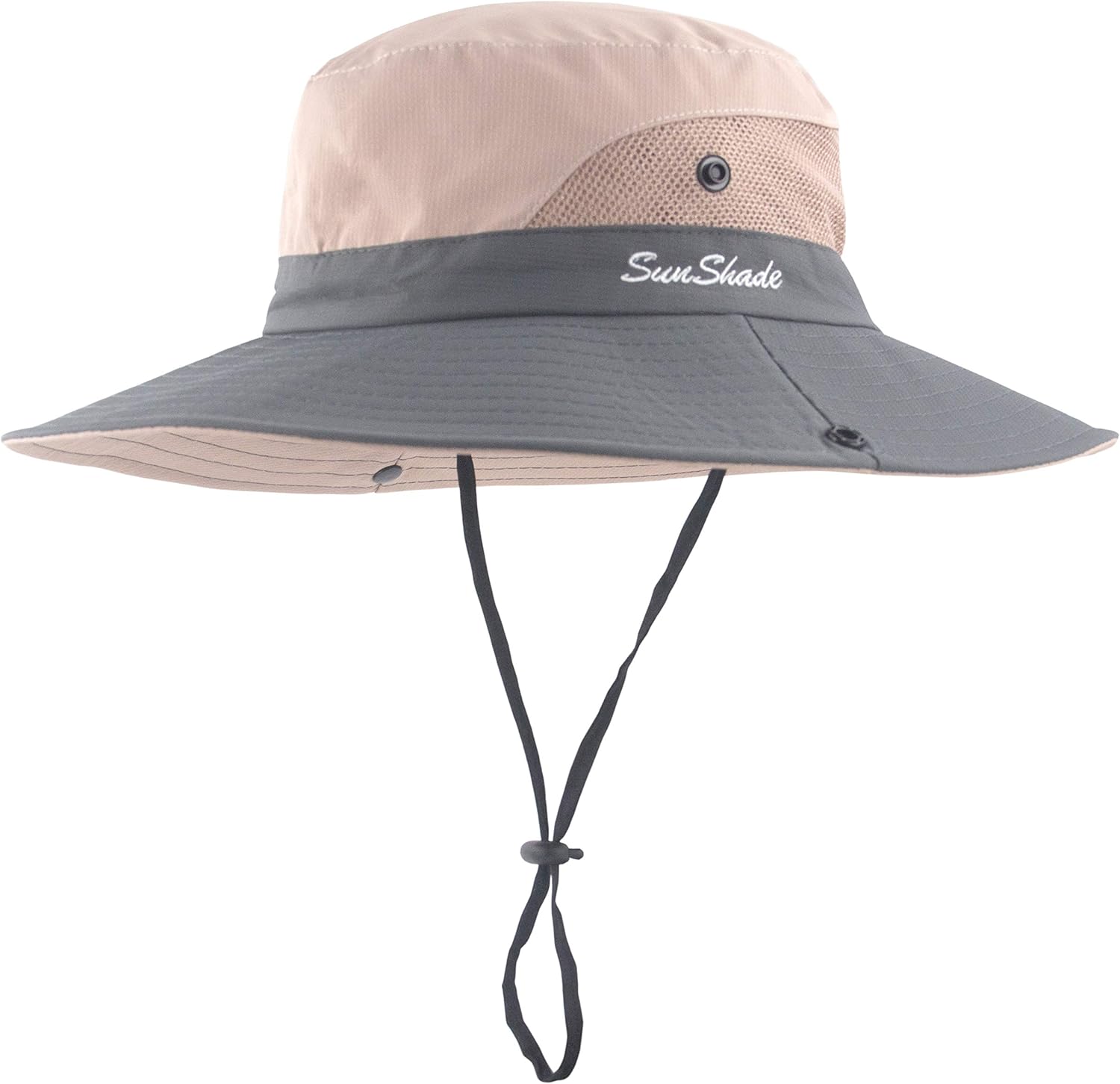 Sombrero de cola de caballo para mujer, protección UV, ala ancha, plegable, para verano, playa, pesca, sombreros