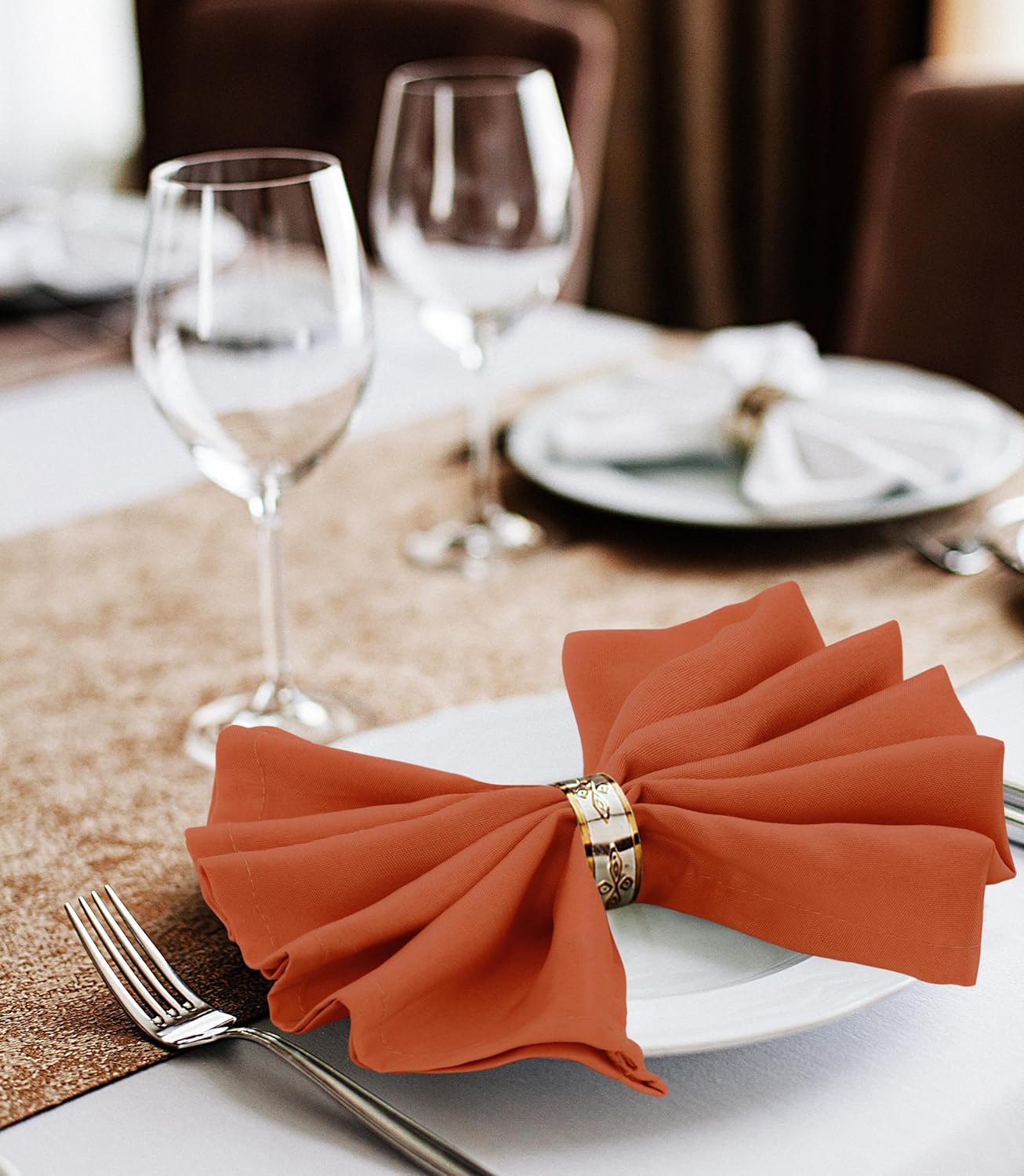Utopia Home Paquete de 24 servilletas de tela de 18 x 18 pulgadas, servilletas de cena 100% poliéster con bordes dobladillos, servilletas lavables