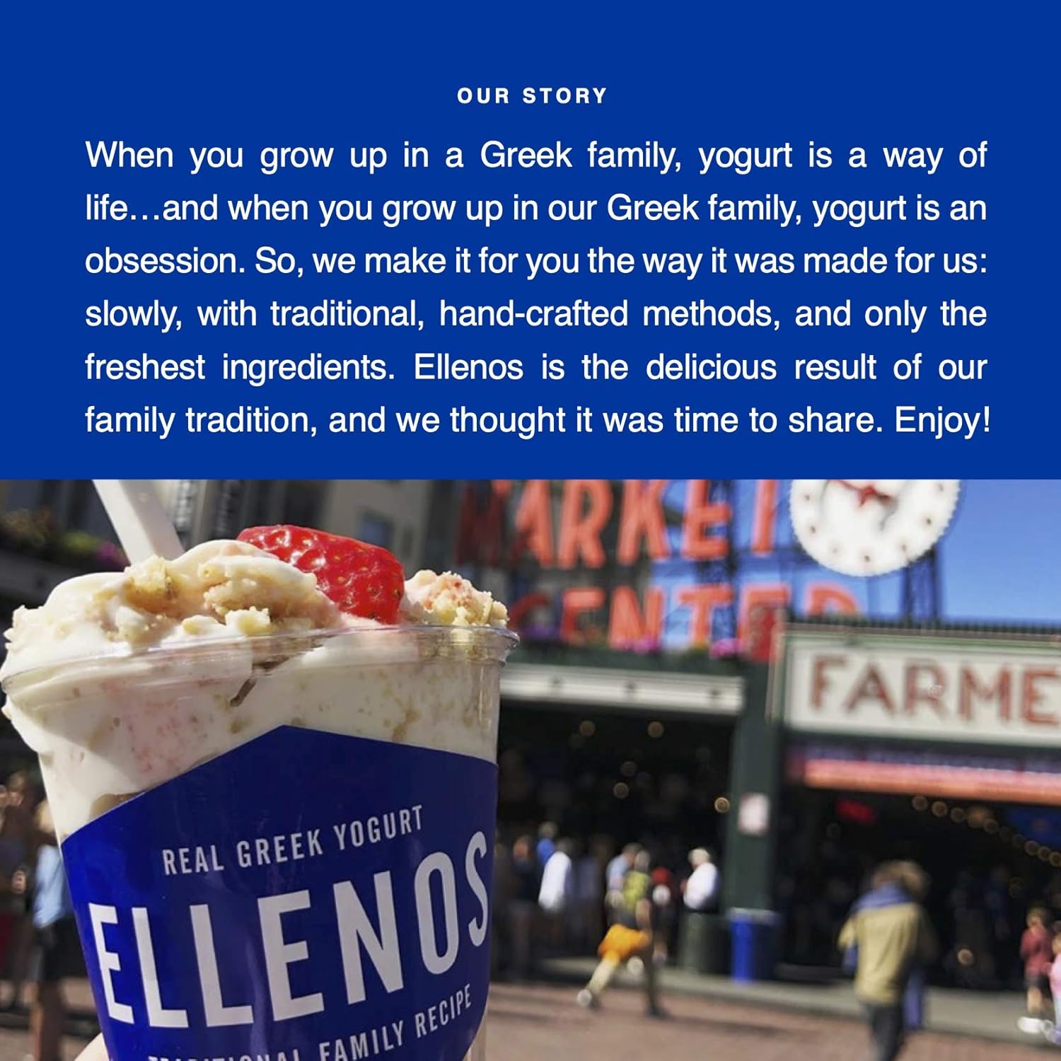 Ellenos Yogur, fruta de la pasión, 5.3 onzas