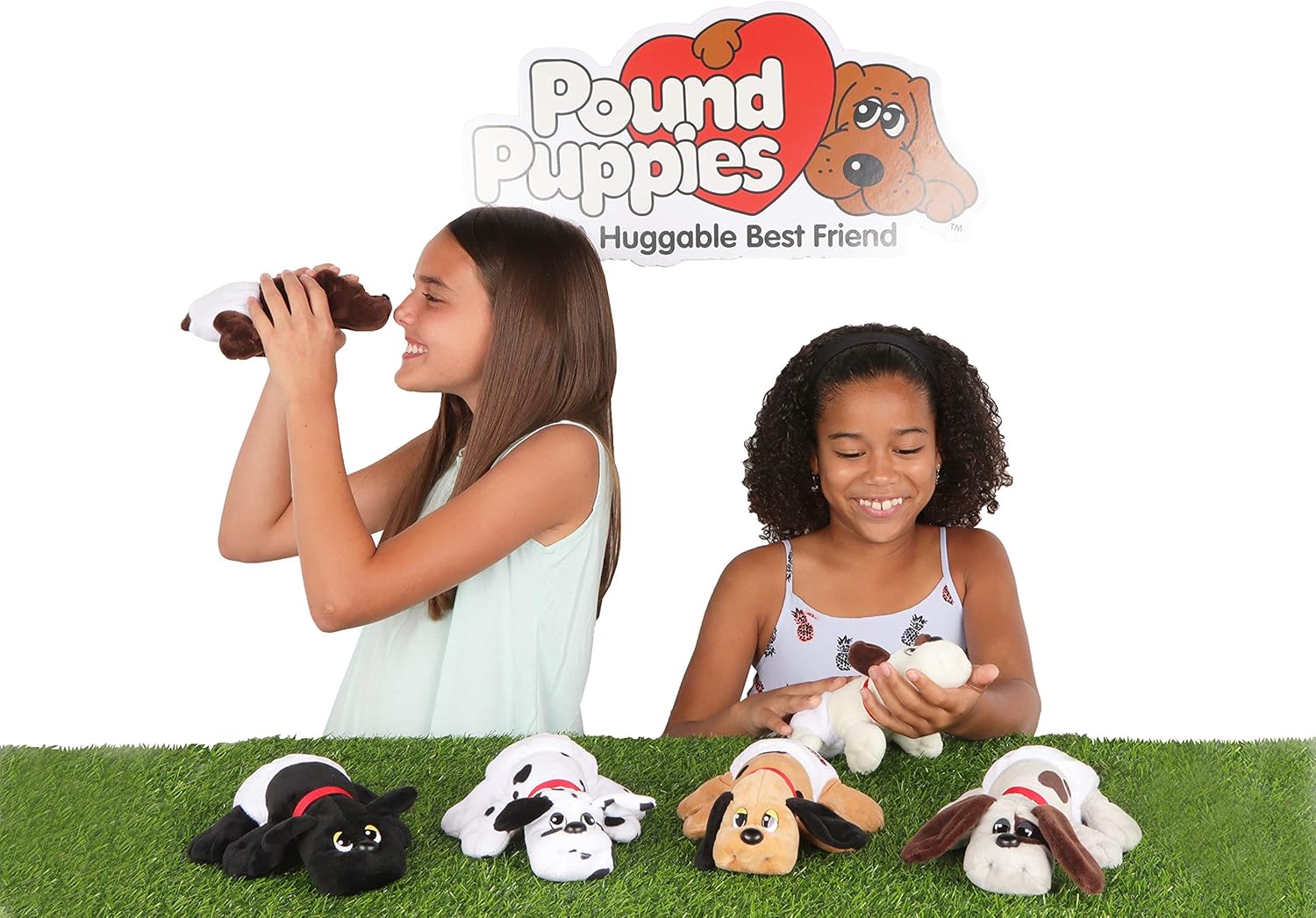 Pound Puppies Newborns – Classic Stuffed Animal Plush Toy – 8″ – Black – Great Gift for Boys & Girls