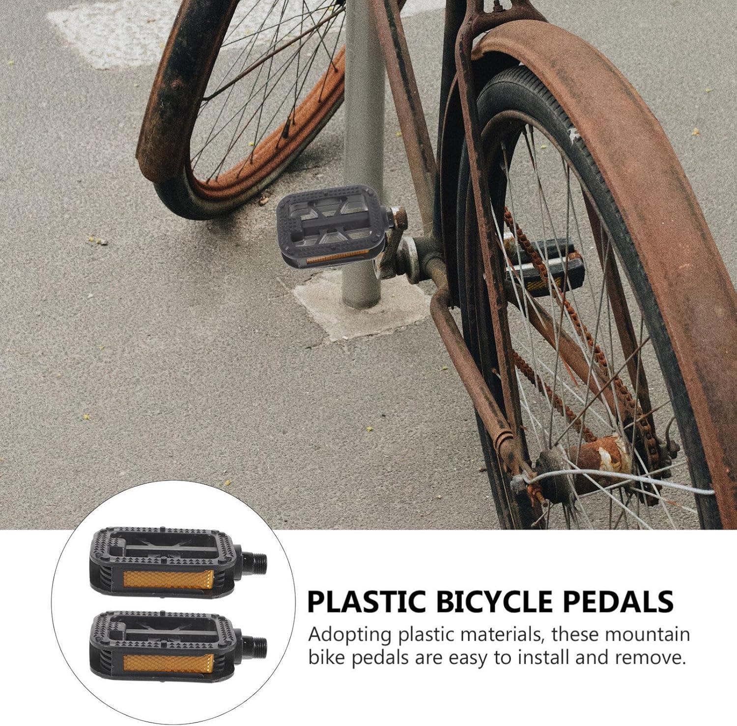 BESPORTBLE 1 par de accesorios de bicicleta Accesorios de bicicleta Pedales antideslizantes Pedales de ciclo Pedales de bicicleta para ciclismo
