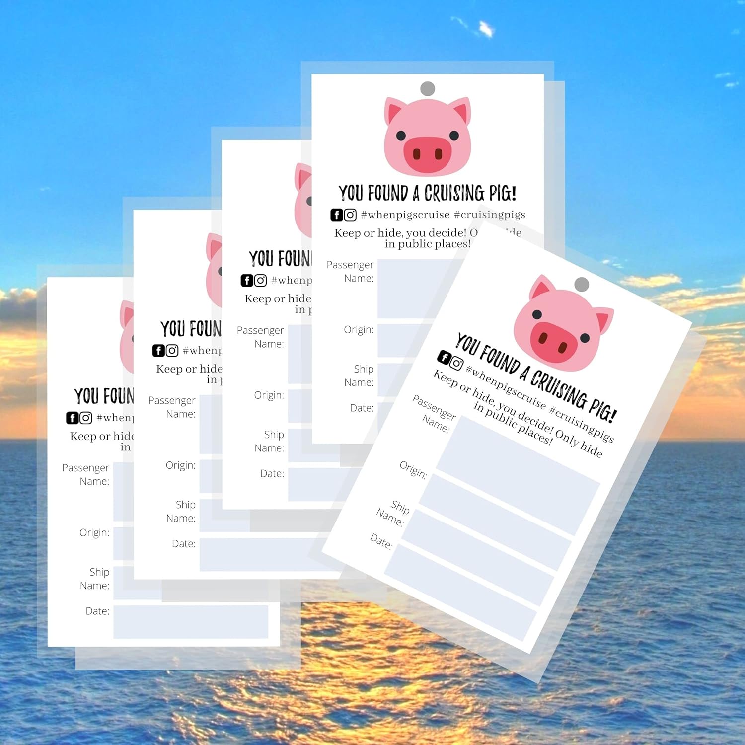 Etiqueta de patos de crucero con agujero, paquete de 30, etiqueta de pato de crucero de goma para carnaval, etiquetas de 2 x 3.5 pulgadas, tamaño de