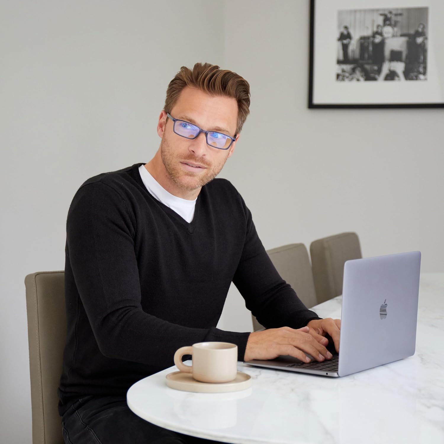 OPULIZE Gafas de lectura con bloqueo de luz azul, marco estrecho, bisagras de resorte para mejorar el sueño, computadora, juegos, hombres y mujeres