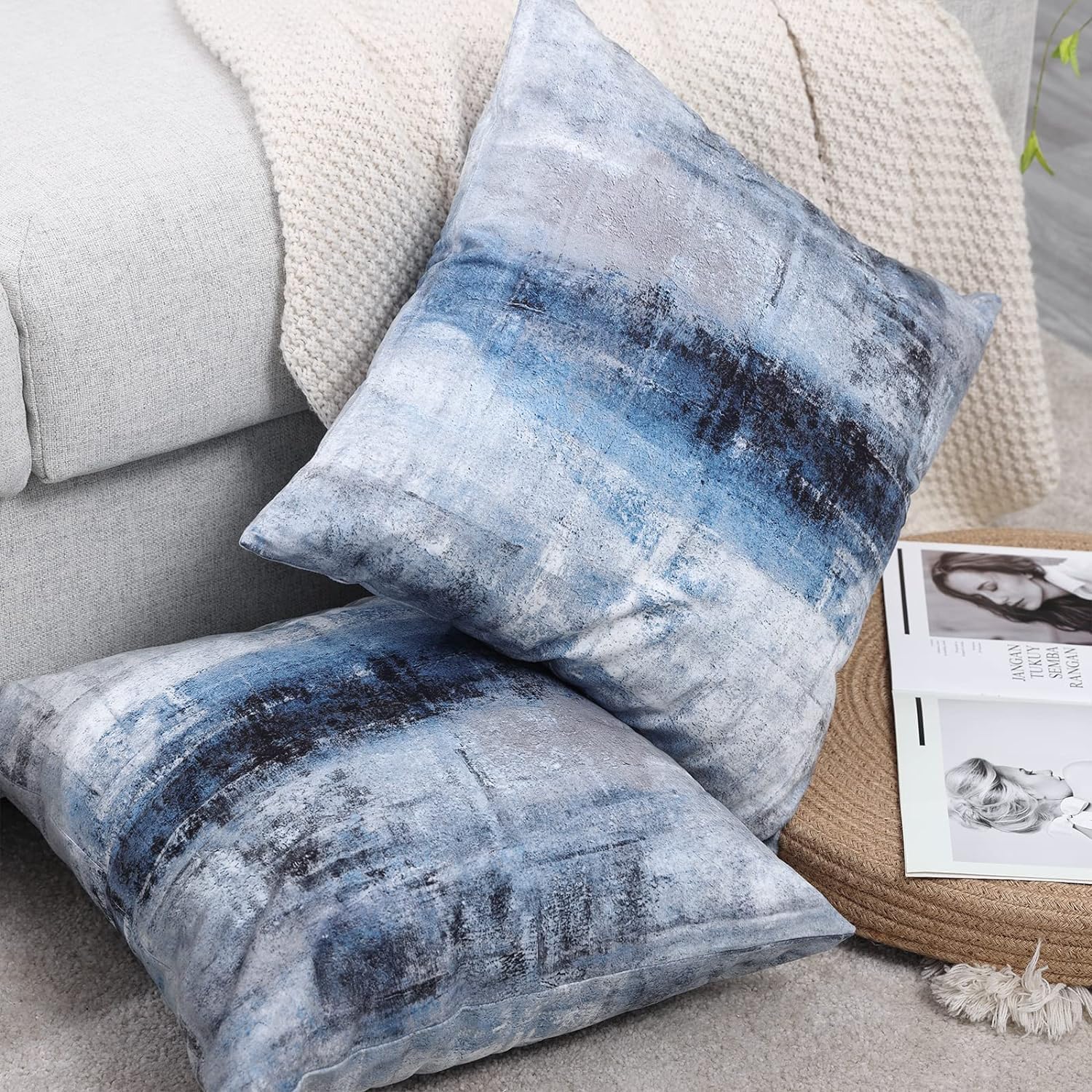 Funda de cojín decorativa para habitación, sillón ó sala de estar.